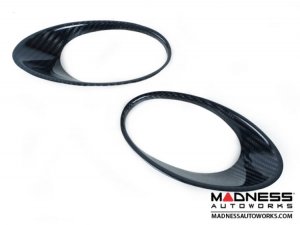FIAT 500 Driving Lights Frames - Carbon Fiber - EU Model 